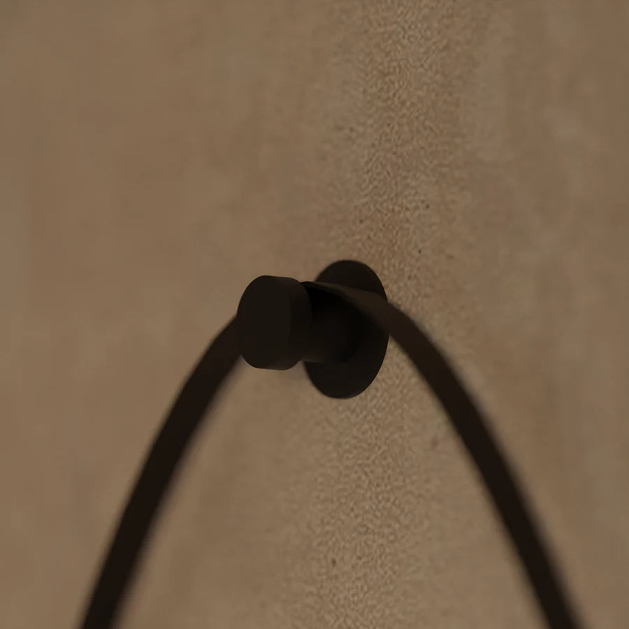 LED Στρογγυλός καθρέφτης, 50cm, Celeste Majeste Noir Eleve MotionGlow Marcello, Σύστημα Demister, Ρολόι & Θερμόμετρο, Ρυθμιζόμενο