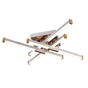 Πολυέλαιος LED με Τηλεχειριστήριο LT178/4WH, 54W, 4 Στοιχεία, Κρύο/Ζεστό/Ουδέτερο φως, Ρυθμιζόμενο, Λευκό