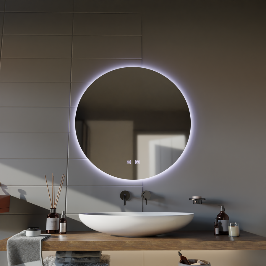 Mirror LED Touch Isolda 70x70 cm
