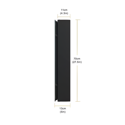 Helena Cabinet με LED Mirror DBP120 75x70 White