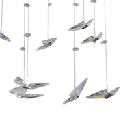 Lulus LED Crystal με το τηλεχειριστήριο Silver Latifah 118W