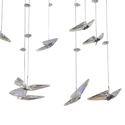 Lulus LED Crystal με το τηλεχειριστήριο Silver Latifah 118W