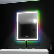 Mirror LED ορθογώνιο σύστημα 60cm Touch Touch RGB