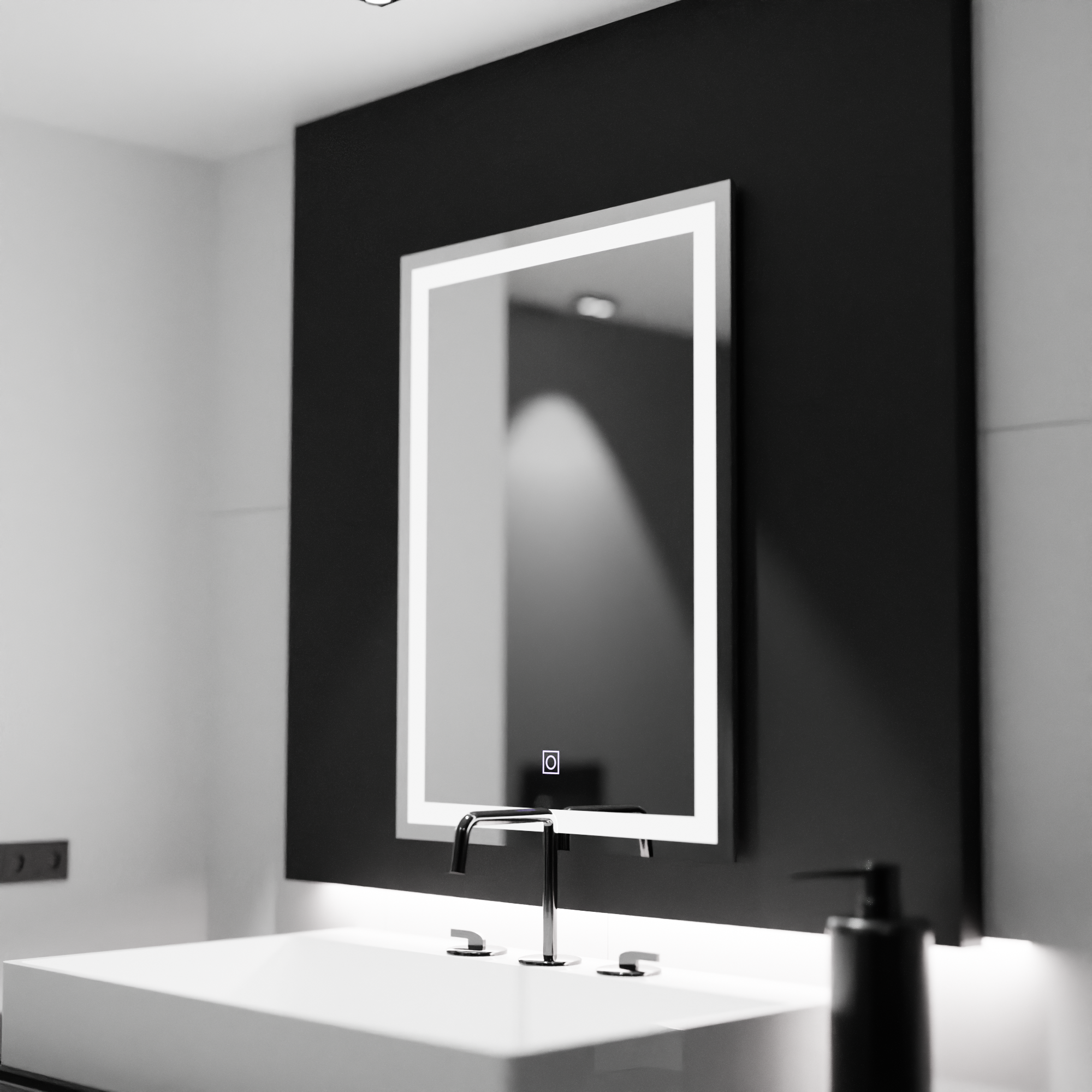 Ορθογώνιο καθρέφτη LED 60x80cm Basic Touch