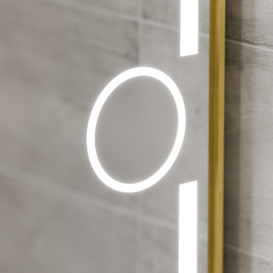 Mirror LED ορθογώνιο 50x70cm Eclat Motionglow Marcello Disputs & Termeter Luba Cosmetica Dimabil