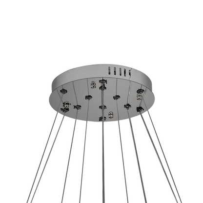 Lulus LED Crystal με το τηλεχειριστήριο Silver Latifah 118W