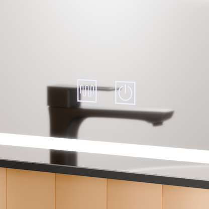 Mirror LED ορθογώνιο 45x60cm Taglio Touch System Disfigure