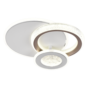 LED LED Fractalum Rondo, 36W, 3 κύκλοι, κρύο/ζεστό/ουδέτερο φως, μαύρο
