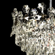 Πολυέλαιος Crystal Windsor Elegance 6x E14, διάμετρος 49cm, γυαλιστερό χρυσό, ρυθμιζόμενο ύψος