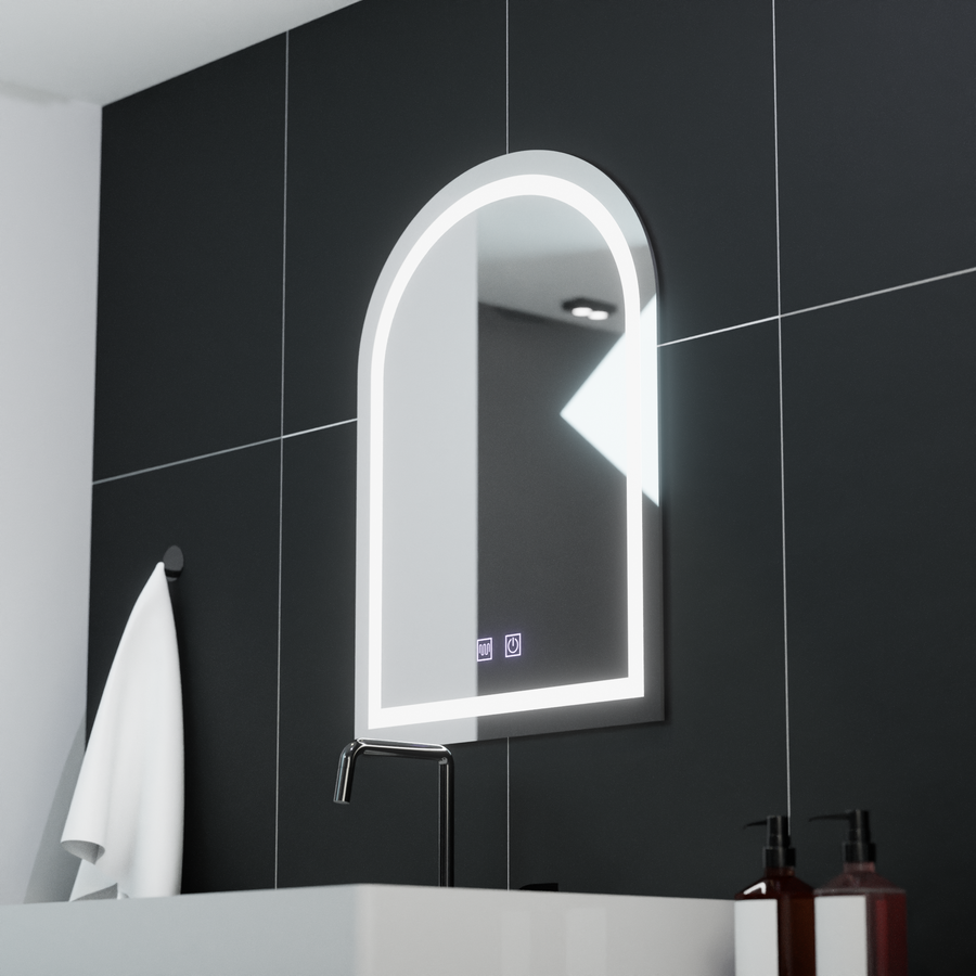 LED Mirror Arcata 60x80cm - Arco Touch Dimable Defrition System