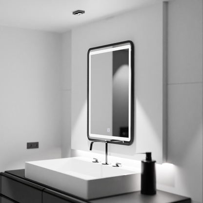 Mirror LED ορθογώνιο 60x80cm Ombe Basic Touch
