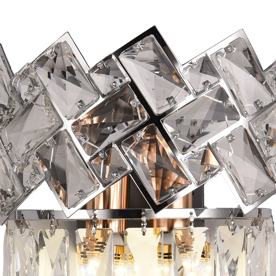 Εφαρμόστε Cristal Windsor, 2x E27, Shiny Chrome