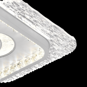 LED LED Nyxora Quadro, 36W, 2 τετράγωνα, κρύο/ζεστό/ουδέτερο φως, μαύρο