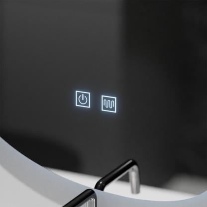 Οργανικός καθρέφτης LED 80x60cm - Fluido Touch Deframe Dimable System