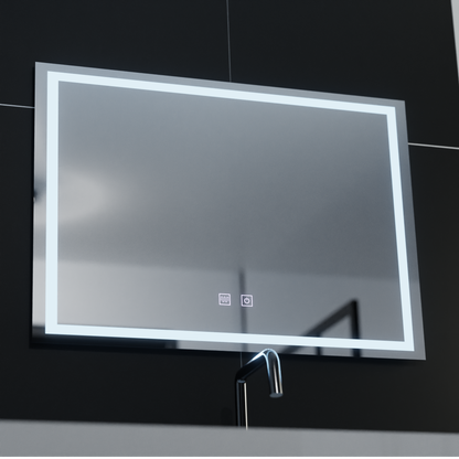 Mirror LED ορθογώνιο 70x50cm Touch Umbria System Disrosting