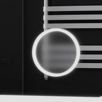 Mirror LED ορθογώνιο 120x80cm Souverain Motionglow Marcello Αποστολικό Σύστημα Ρολόι & Dimable Cosmetic Terometer
