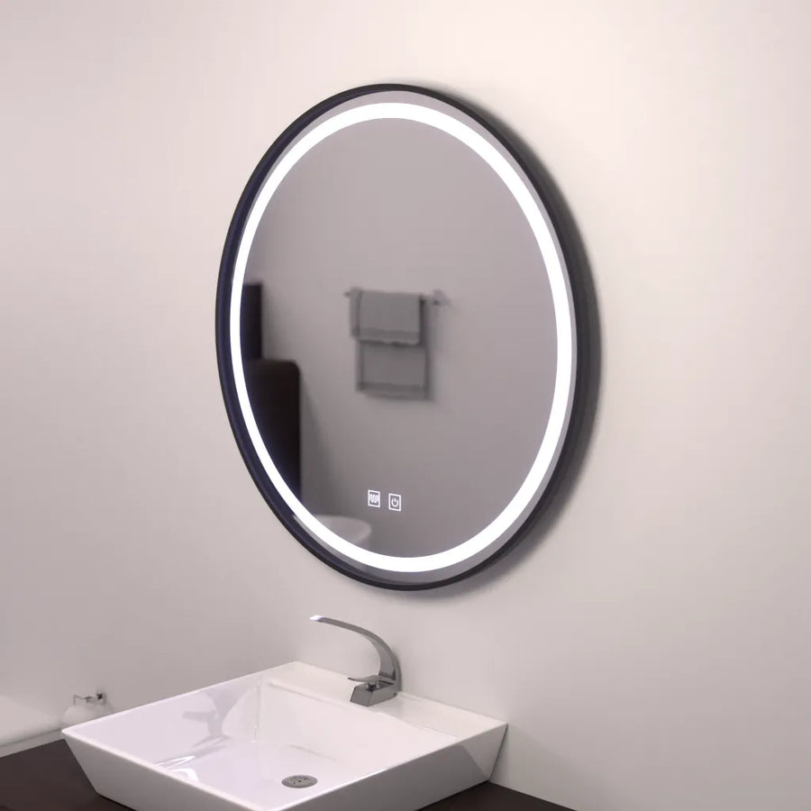 Mirror LED Γύρος 60cm Σύστημα απόψυξης Lucea Touch