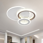 LED LED Fractalum Rondo, 36W, 3 κύκλοι, κρύο/ζεστό/ουδέτερο φως, μαύρο