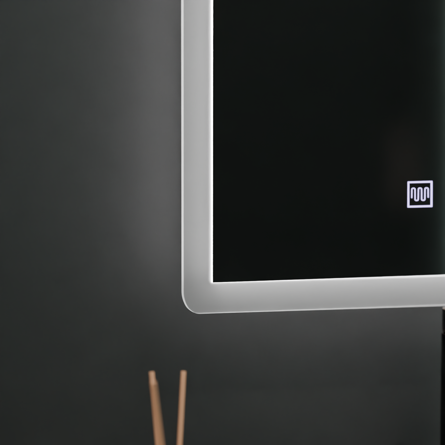 Mirror LED Touch Alecsidra System Defrition 45x60cm