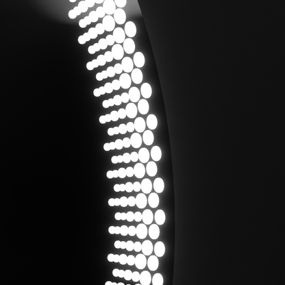 70cm στρογγυλό καθρέφτη LED - Corona Touch Dimable Defrition System