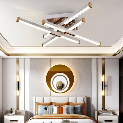 Πολυέλαιος LED με Τηλεχειριστήριο LT178/4WH, 54W, 4 Στοιχεία, Κρύο/Ζεστό/Ουδέτερο φως, Ρυθμιζόμενο, Λευκό