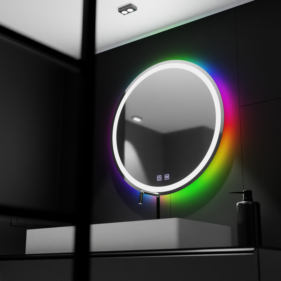 Mirror LED Γύρος 60cm Spectrum Touch RGB Απενεργοποίηση συστήματος