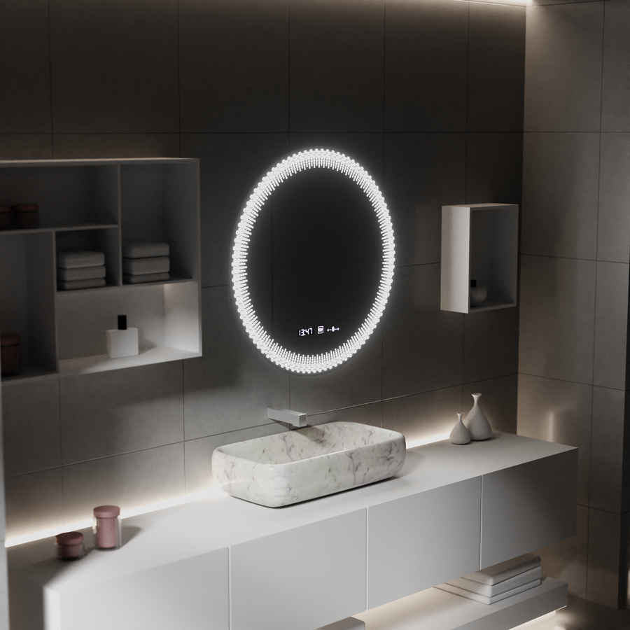 60cm στρογγυλό καθρέφτη LED - Σύστημα αφής Stellaire Άγνωστο απενεργοποίηση