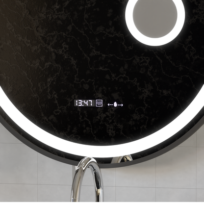 Στρογγυλό LED Mirror Sensor Motionglow Micah Marcello 60 cm Αποστολής Σύστημα απόρριψης ρολογιού