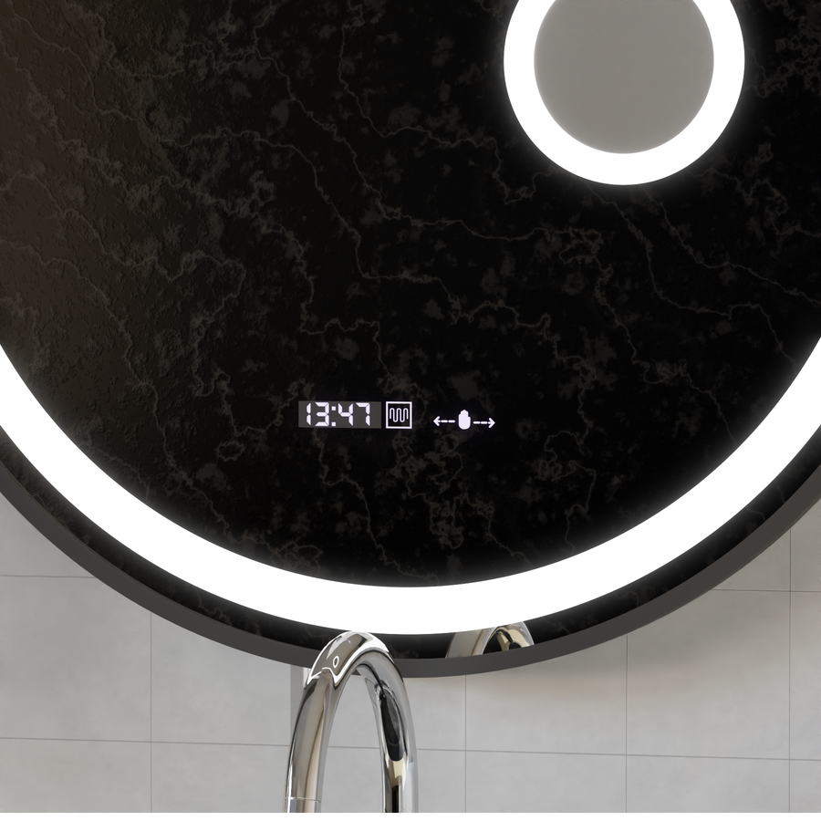 Στρογγυλό LED Mirror Sensor Motionglow Micah Marcello 60 cm Αποστολής Σύστημα απόρριψης ρολογιού