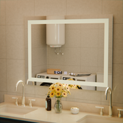 Ο ορθογώνιος καθρέφτης LED 80x60cm Verite Motionglow Marcellow Dimable Clock System
