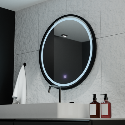 Mirror LED γύρο 80cm Piazza Basic Touch