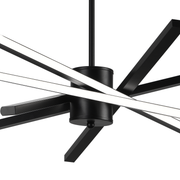 Πολυέλαιος LED με Τηλεχειριστήριο LT176/5BK, 69W, 5 Στοιχεία, Κρύο/Ζεστό/Ουδέτερο φως, Ρυθμιζόμενο, Μαύρο, Ρυθμιζόμενο ύψος