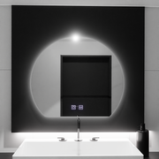 LED Mirror LED SEMILUNA 60x54 - Soluna Touch System, Dimable