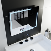 Mirror LED ορθογώνιο 80x60cm Rayonnement Motionglow Marcelow System Disability & Daim Thermometer