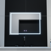 Mirror LED ορθογώνιο 70x50cm Touch Umbria System Disrosting