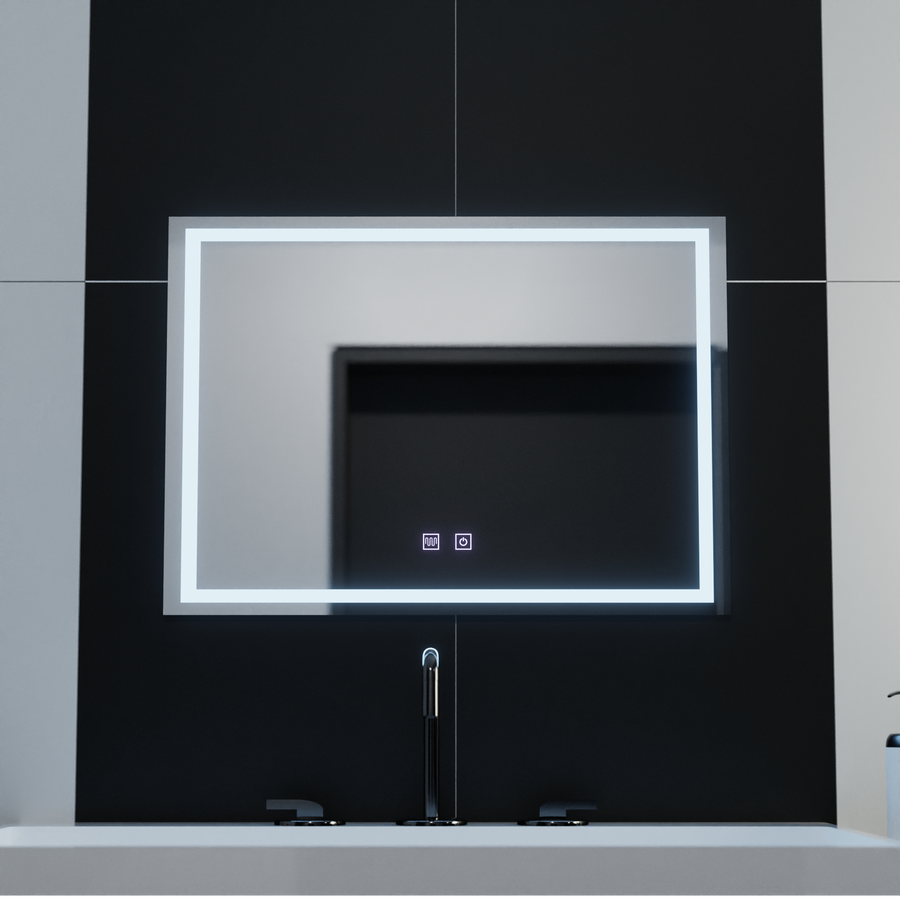 Mirror LED ορθογώνιο 70x50cm Touch Umbria System Disrosting