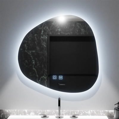 Καθρέφτης LED οργανικός 60x60cm, Duna Touch, Σύστημα Demister, Dimmable