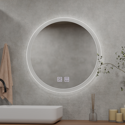 Στρογγυλός καθρέφτης 70cm Noxia Touch System Άγνωστο απενεργοποίηση