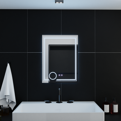 Mirror LED ορθογώνιο 60x80cm Magia Canto Touch System Dimable Defrition