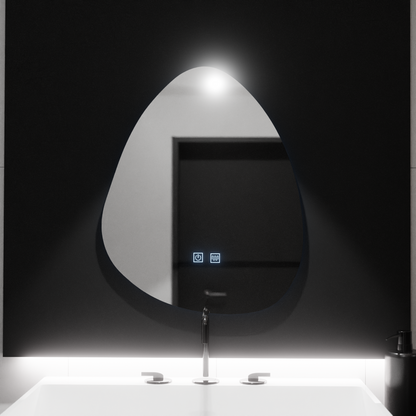 Οργανικός καθρέφτης LED 80x60cm - Fluido Touch Deframe Dimable System