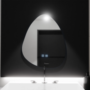 Οργανικός καθρέφτης LED 80x60cm, Fluido Touch, Σύστημα Demister, Dimmable