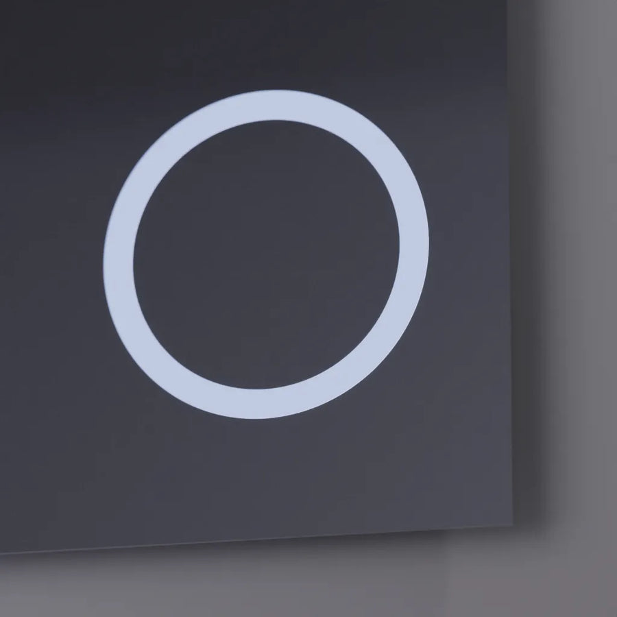 Mirror LED ορθογώνιο 80x60cm Precision Motionglow Marcello Distrash Rock System