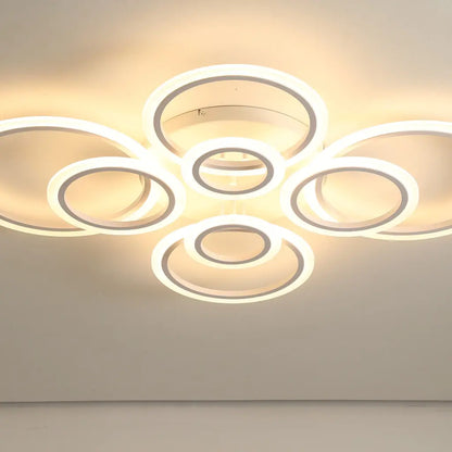 Lulus LED 130W White Betty - 8 κύκλοι, Dimable, Cold/Hot/Neutral Light