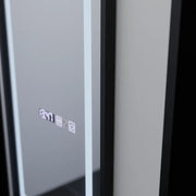 Mirror LED Rectangula 60x150cm Bianca Αισθητήρας ραντάρ Marcello Ρολόι και θερμόμετρο Dimable