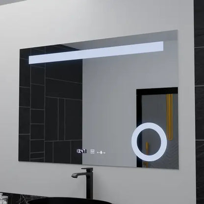 Mirror LED ορθογώνιο 100x75cm Absolu Motionglow Marcello Αποστολής Σύστημα απόρριψης ρολογιού