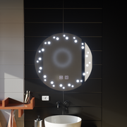 LED Touch Ivory Mirror System System 70x70cm