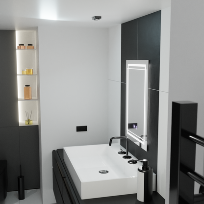 Mirror LED ορθογώνιο σύστημα 50x70cm Touch Koven Koven Disabling System