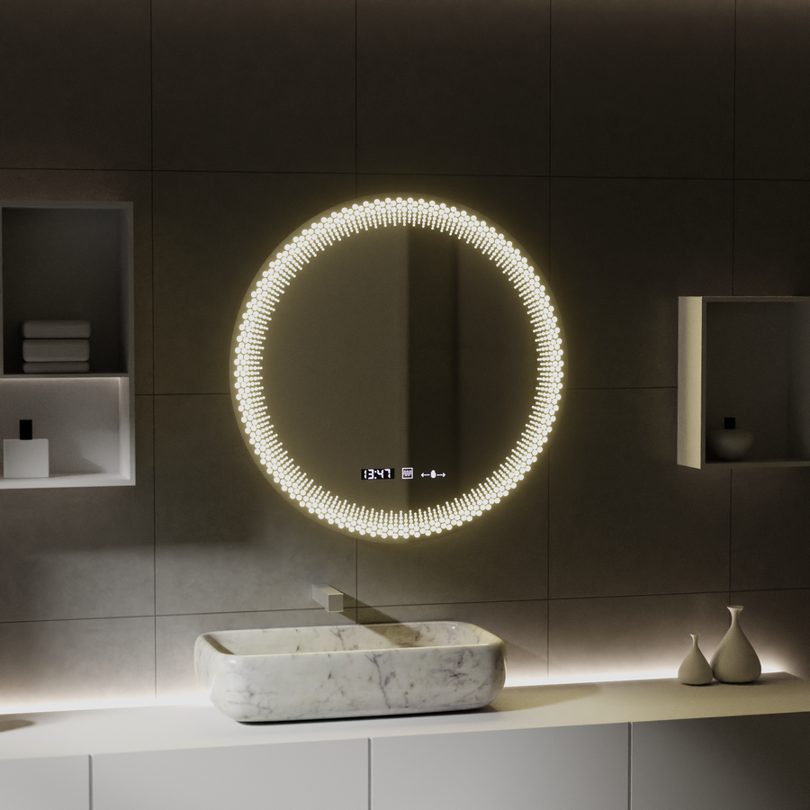 60cm στρογγυλό καθρέφτη LED - Σύστημα αφής Stellaire Άγνωστο απενεργοποίηση
