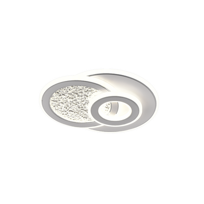 LED LED kompacic rondos, 36W, 3 κύκλοι, κρύο/ζεστό/ουδέτερο φως, λευκό