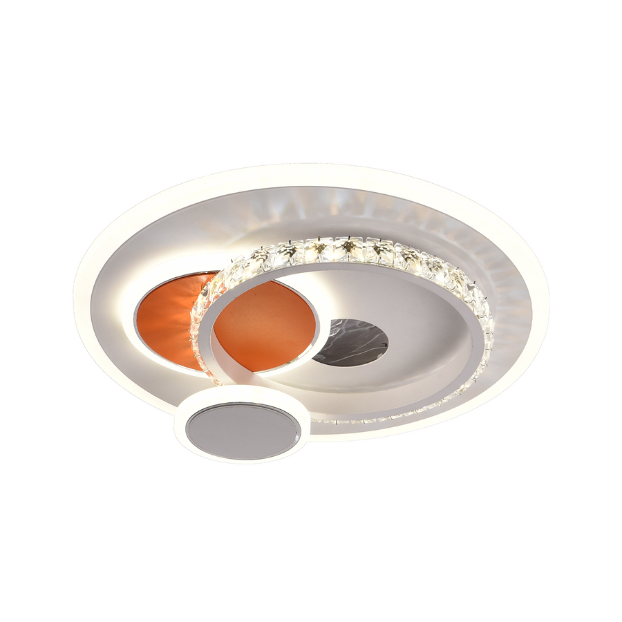 LED LED Heliox, 43W, 4 κύκλοι, κρύο/ζεστό/ουδέτερο φως, λευκό